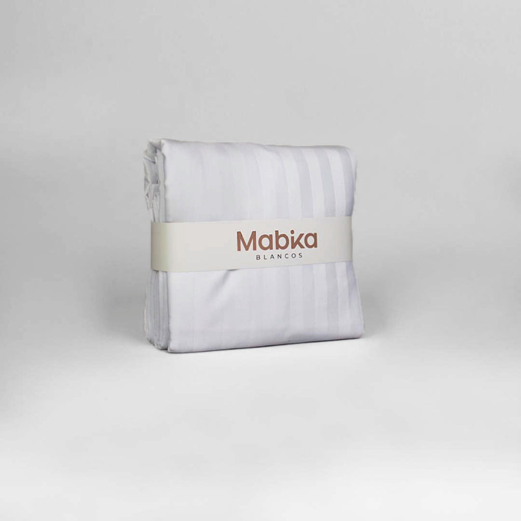 Juego De Sabanas Satín Rayas 250H